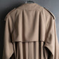 "BURBERRY" Military detail belted maxi length trench coat