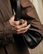 "GUCCI" Michele period lion head gold ring