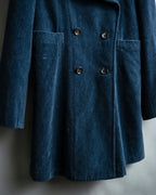 "Comme des garçons robe de chambre" Beautiful velour double half coat