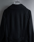 "Marc Jacobs" A soft flowing flared silhouette long coat