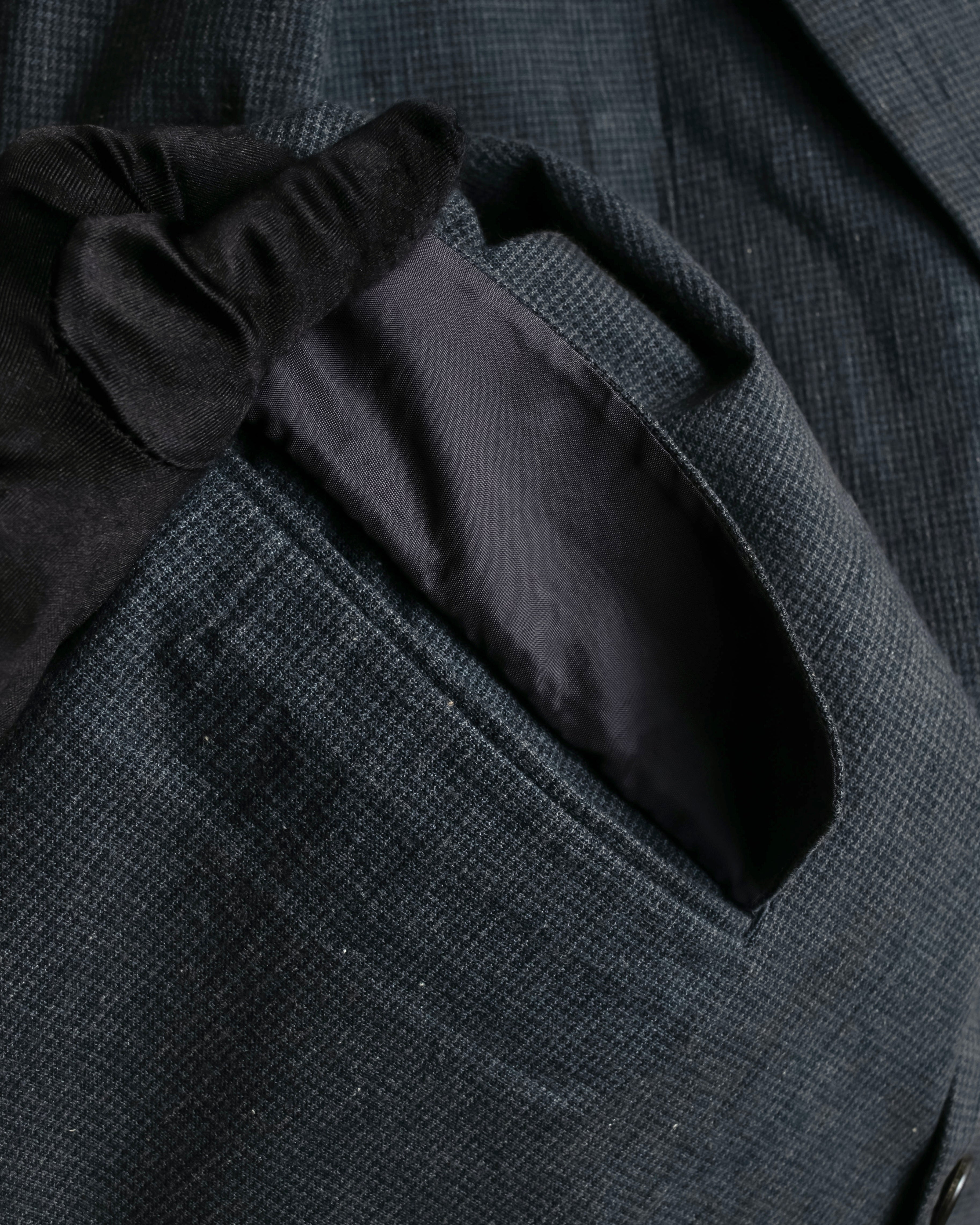 "COMME des GARCONS HOMME" 03SS fine all-over pattern cotton tailored jacket