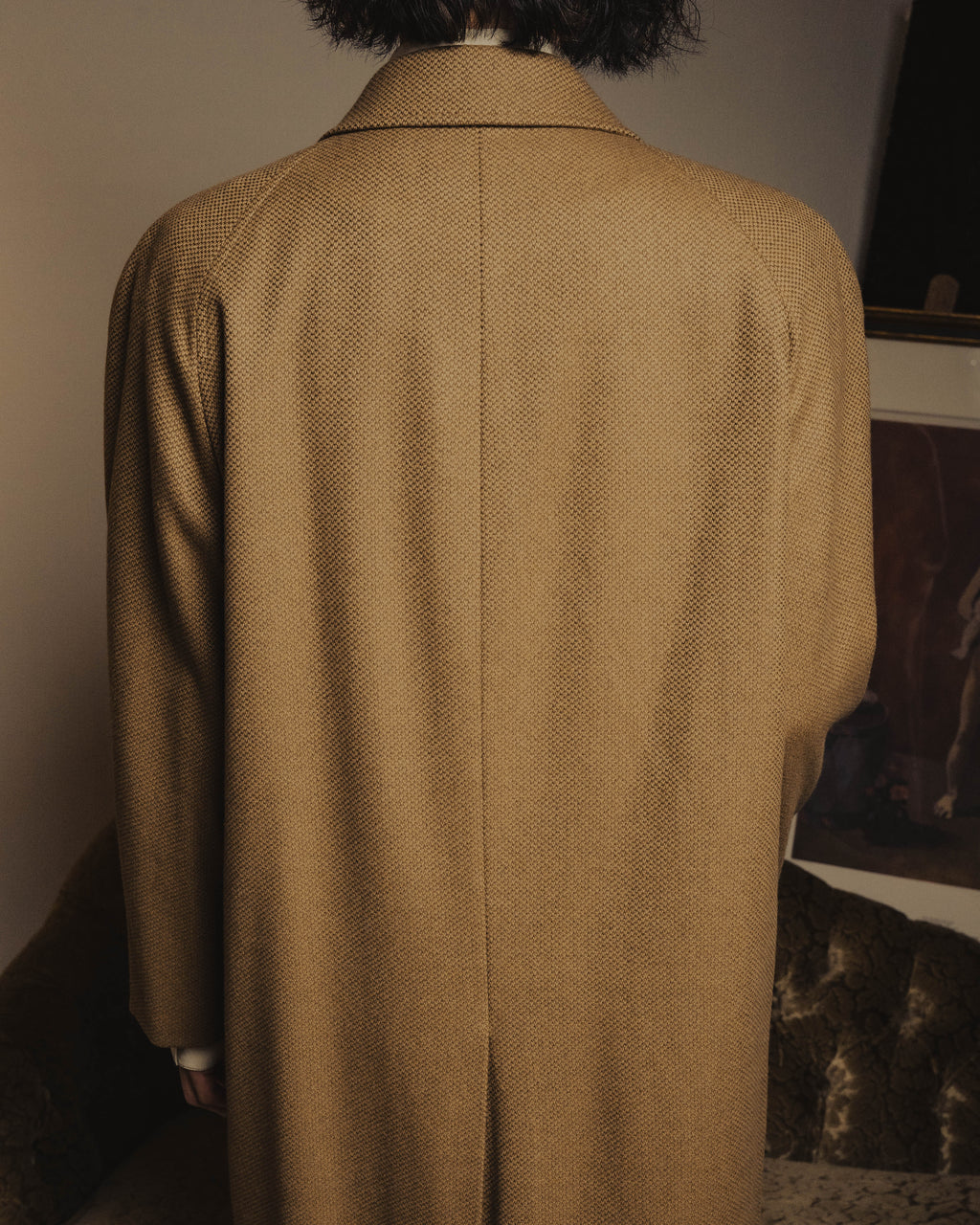 "Christian Dior" 80's-00's Classically tailored balmacaan coat
