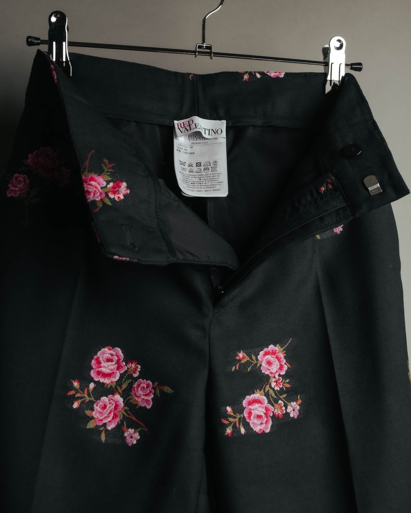 “RED VALENTINO” 2020 Floral jacquard tapered trousers