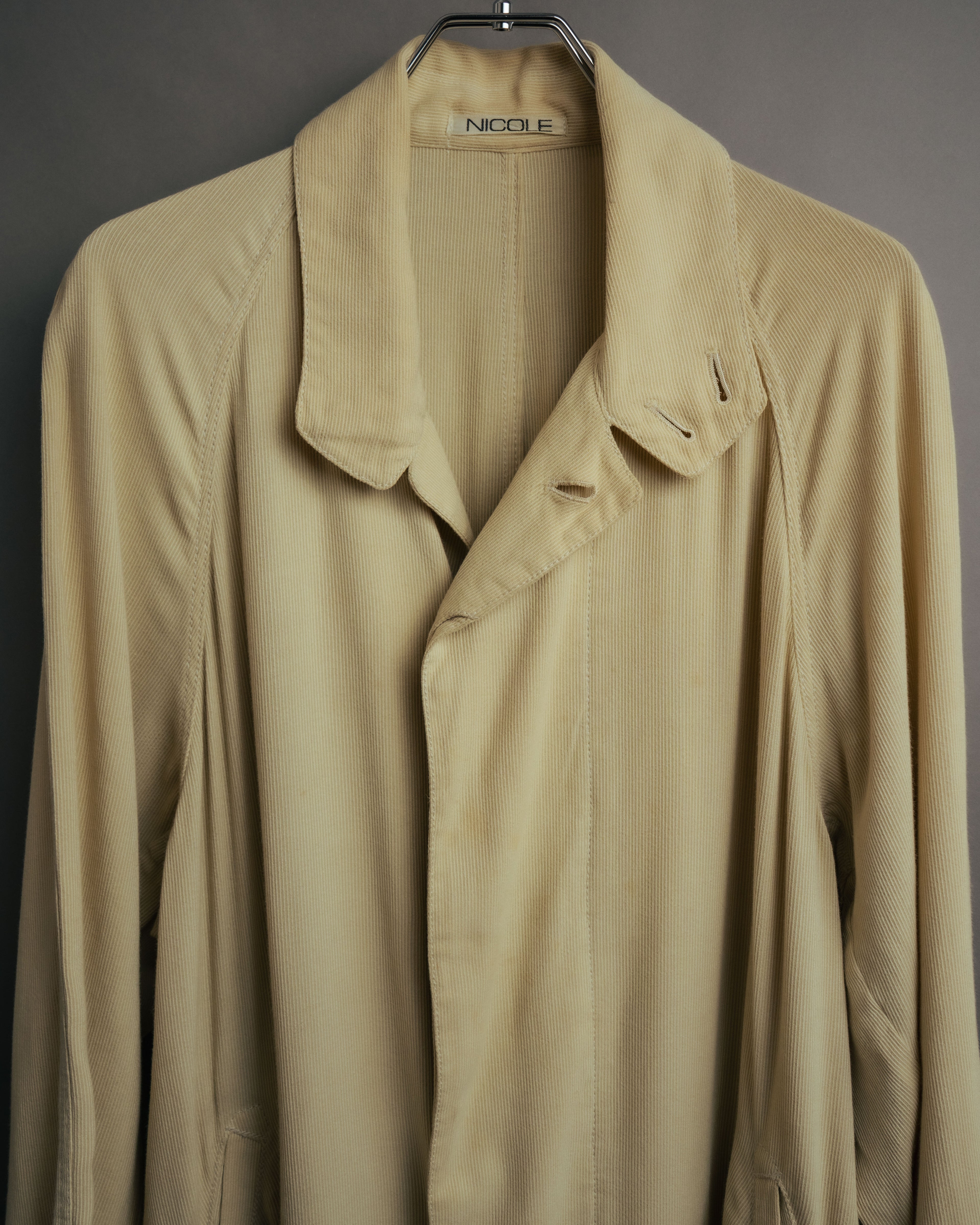 -MOOD Vintage Collections- 80’s-90’s Silk rayon drape long coat