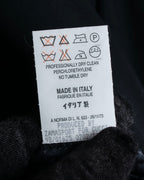 "GUCCI" 90's Beautiful draping fly-front tailored jacket