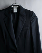 "Chloe" Oversized wool matte black set up