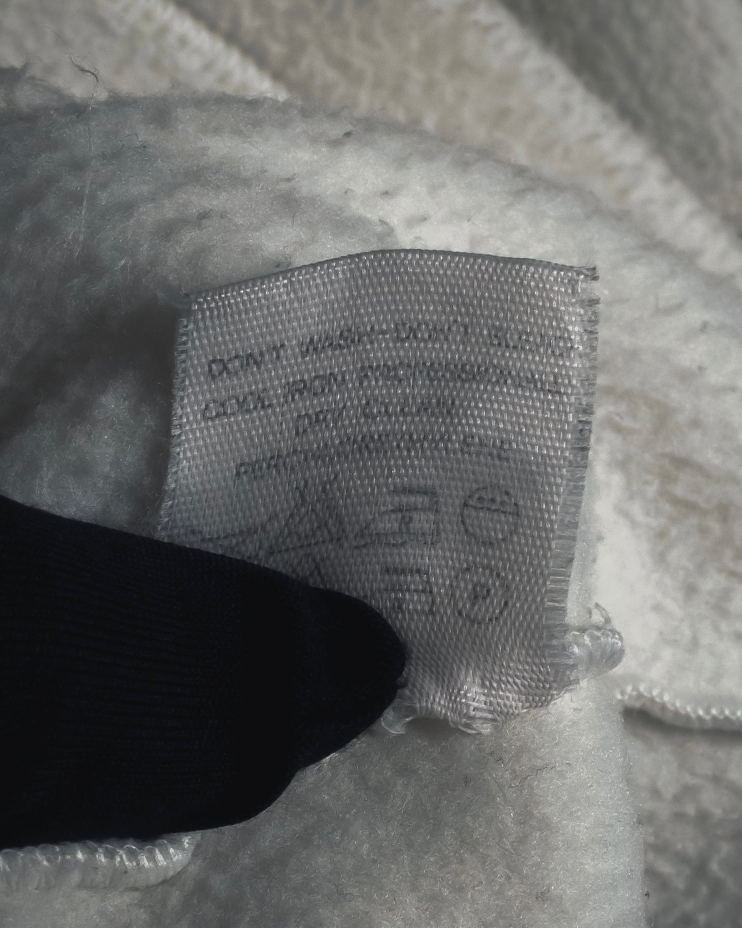 "GUCCI" 90’s-00’s Minimal fleece gold buttons jacket