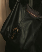 -SPECIAL- “LOEWE” Calle oversized padlock leather bag