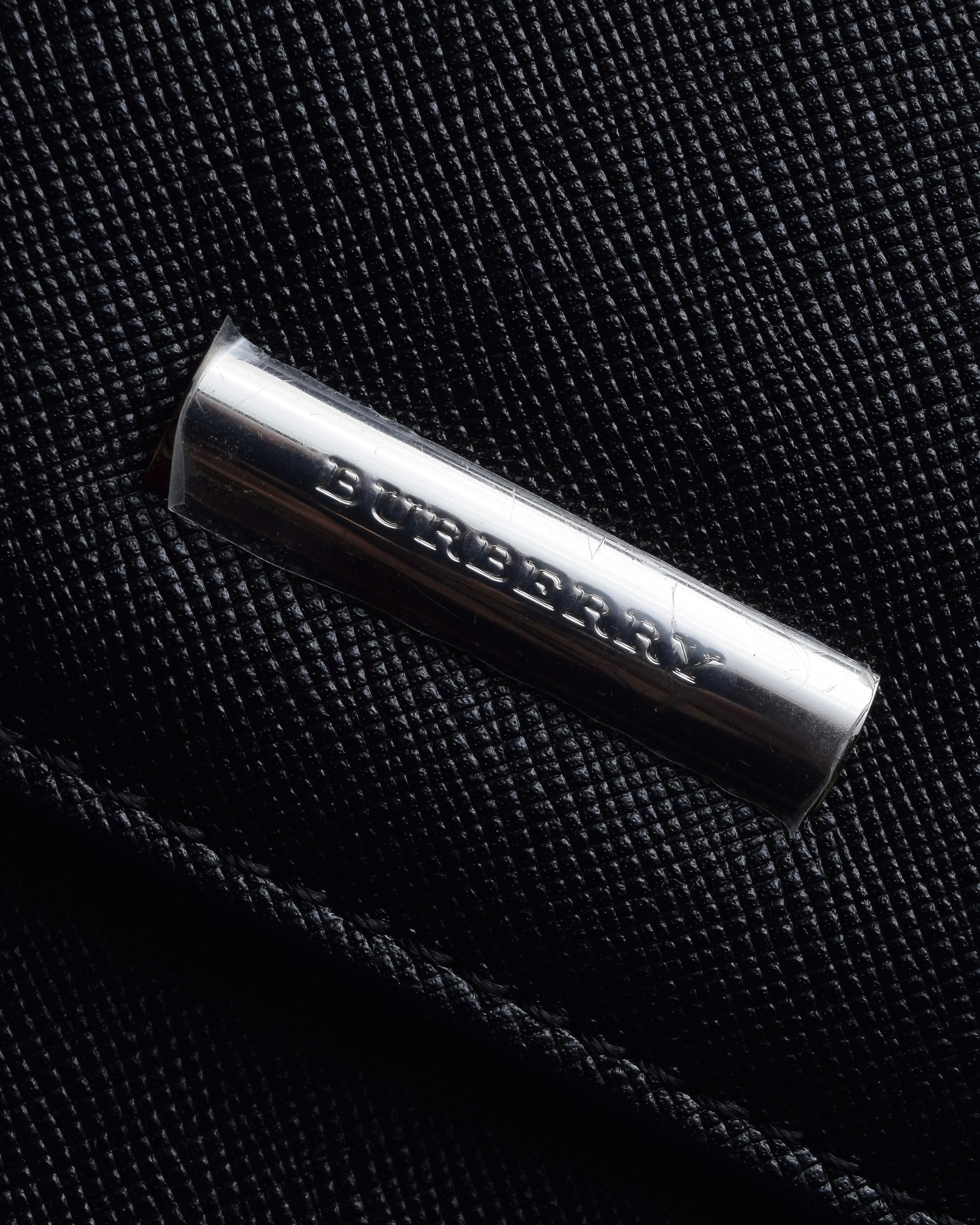 "BURBERRY" Saffiano leather mini boston bag