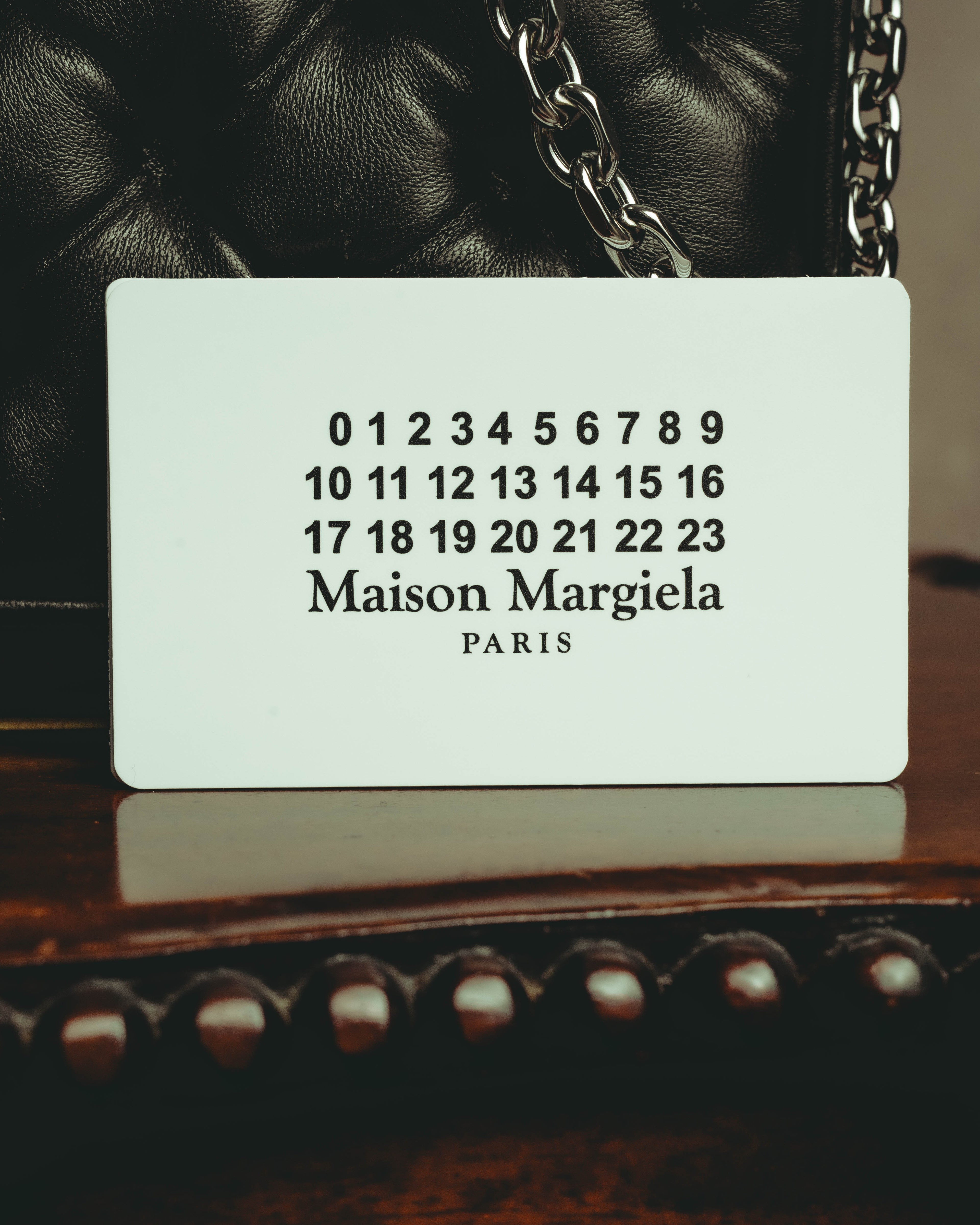 –SPECIAL– "Maison Margiela" 2020's Quilted leather chain shoulder bag