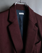 "DRIES VAN NOTTEN" Beautiful burgundy color tailored jacket