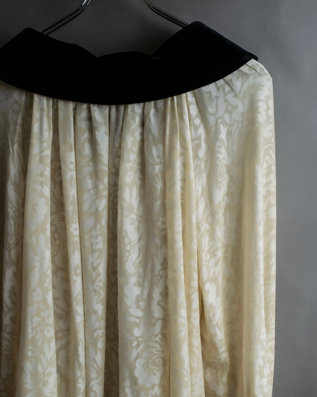 "Christian Dior" Jacquard balloon sleeve dress pullover