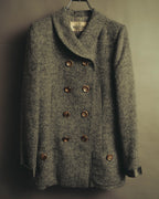 "VALENTINO BOUTIQUE" 80's Brushed alpaca skirt suit