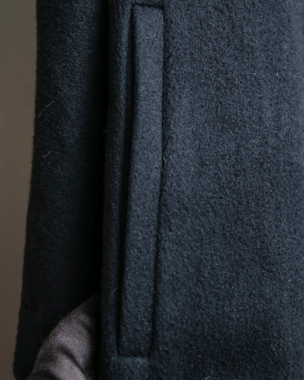 "STELLA McCARTNEY" Cashmere blend peak lapel tailored coat