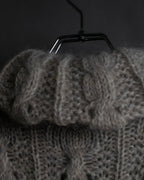 "ERMANNO SCERVINO" Three-dimensional knit long cardigan