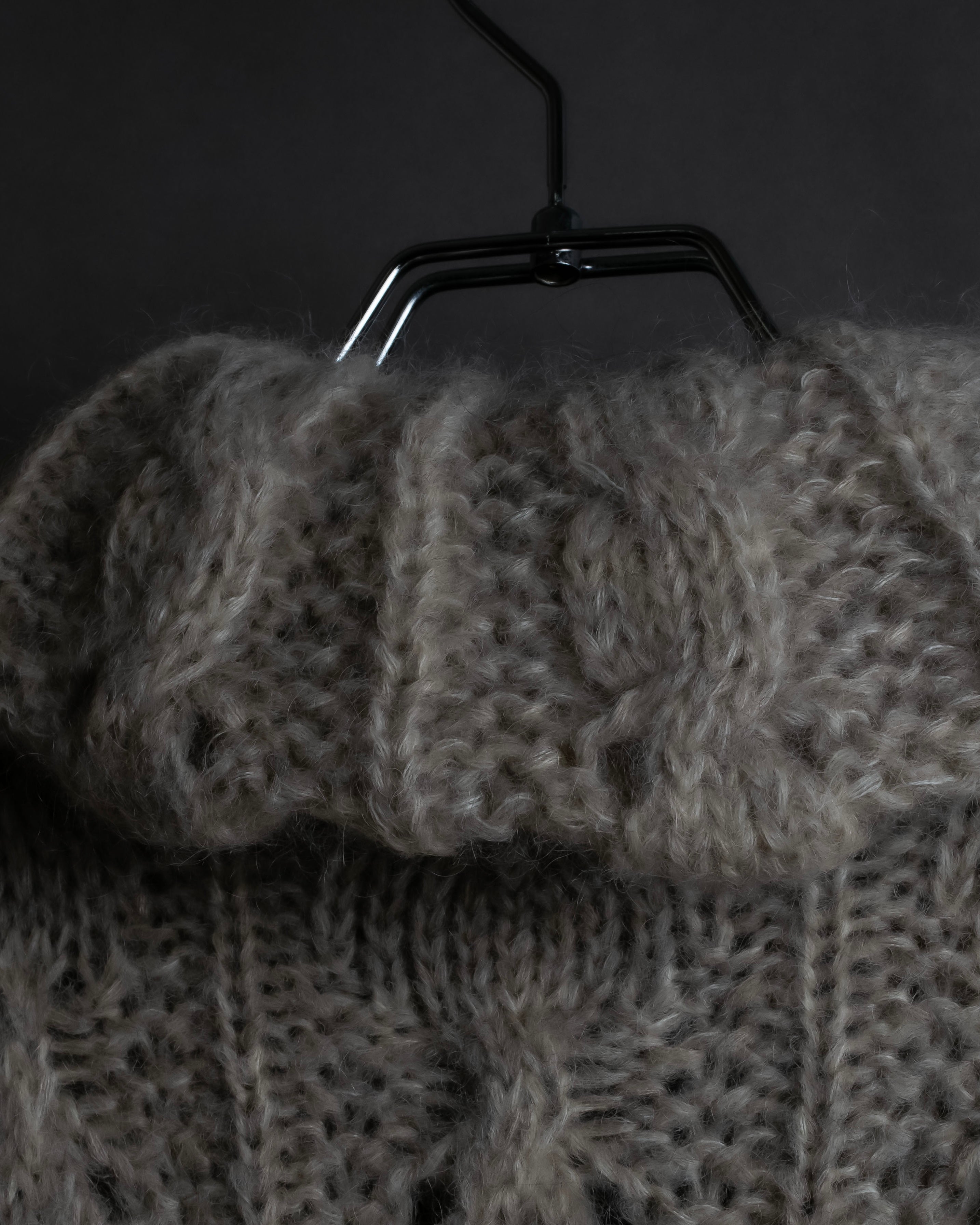 "ERMANNO SCERVINO" Three-dimensional knit long cardigan