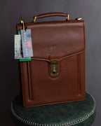 "BALENCIAGA" Water repellent flap square leather bag