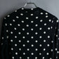 “Comme des Garçons Comme des Garçons“ Dot patterned wool knit cardigan