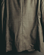 "MONSIEUR by GIVENCHY" 90's Checked wool tailored blazer