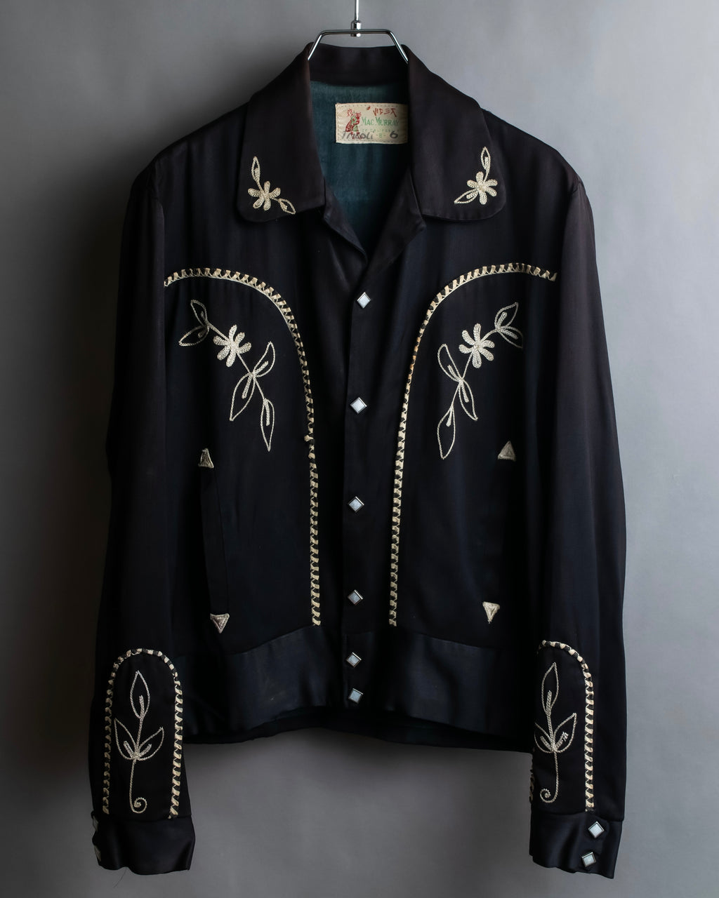 "Vintage Western detail shirt jacket"