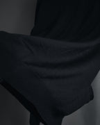 "JIL SANDER" 10’s minimalist satin covered buttons
wool cardigan