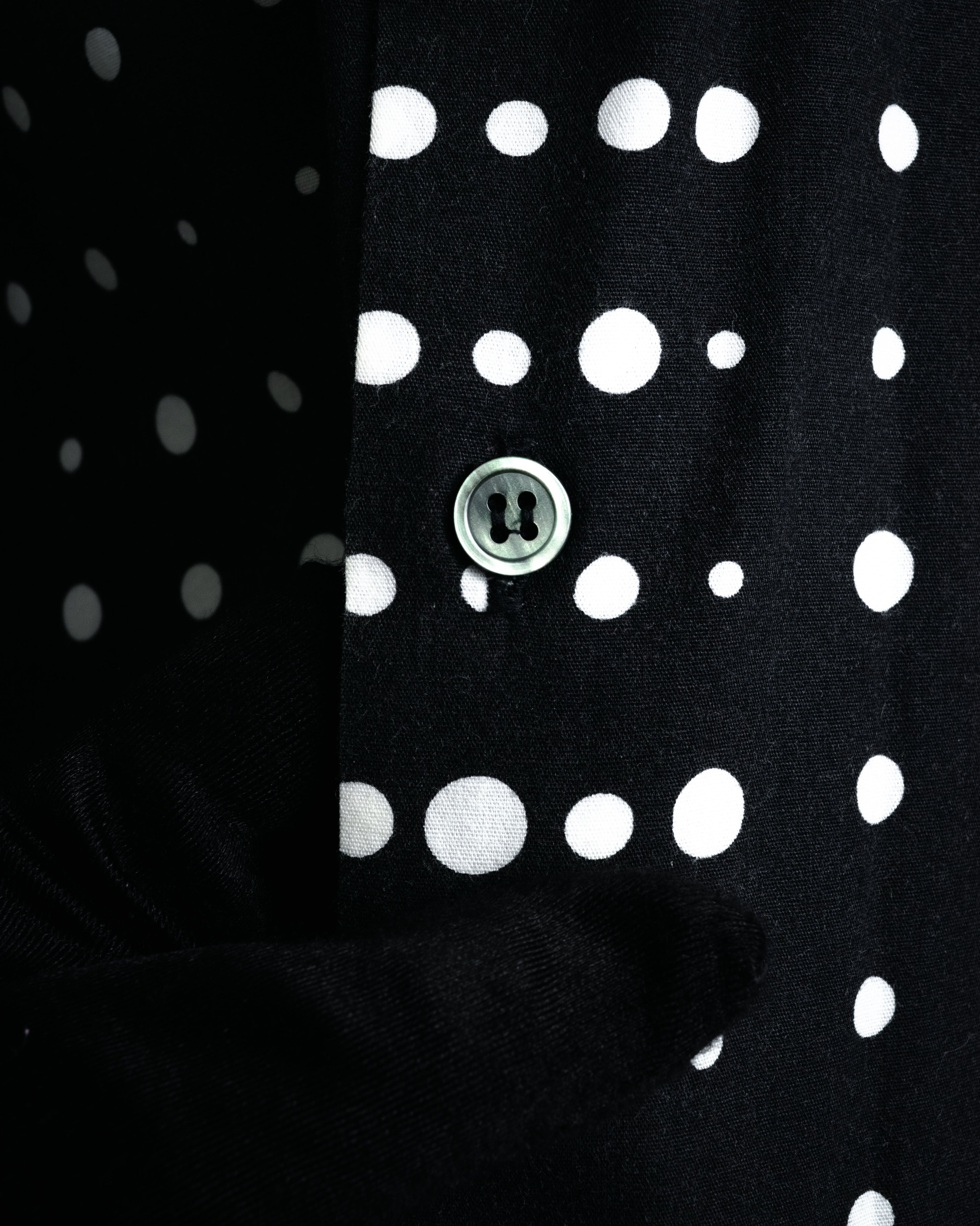“COMME des GARÇONS” 2010SS Graphic polka dot cotton shirt