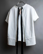 "N21 NUMERO VENTUNO" Back ribbon detail crew neck T-shirt