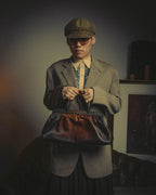 -SPECIAL- "GUCCI" 90's-00's Gathered leather top handle handbag
