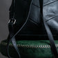 "DIESEL" Decorative zip design leather backpack