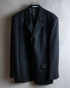 "KENZO" Classic detail black tailored jacket