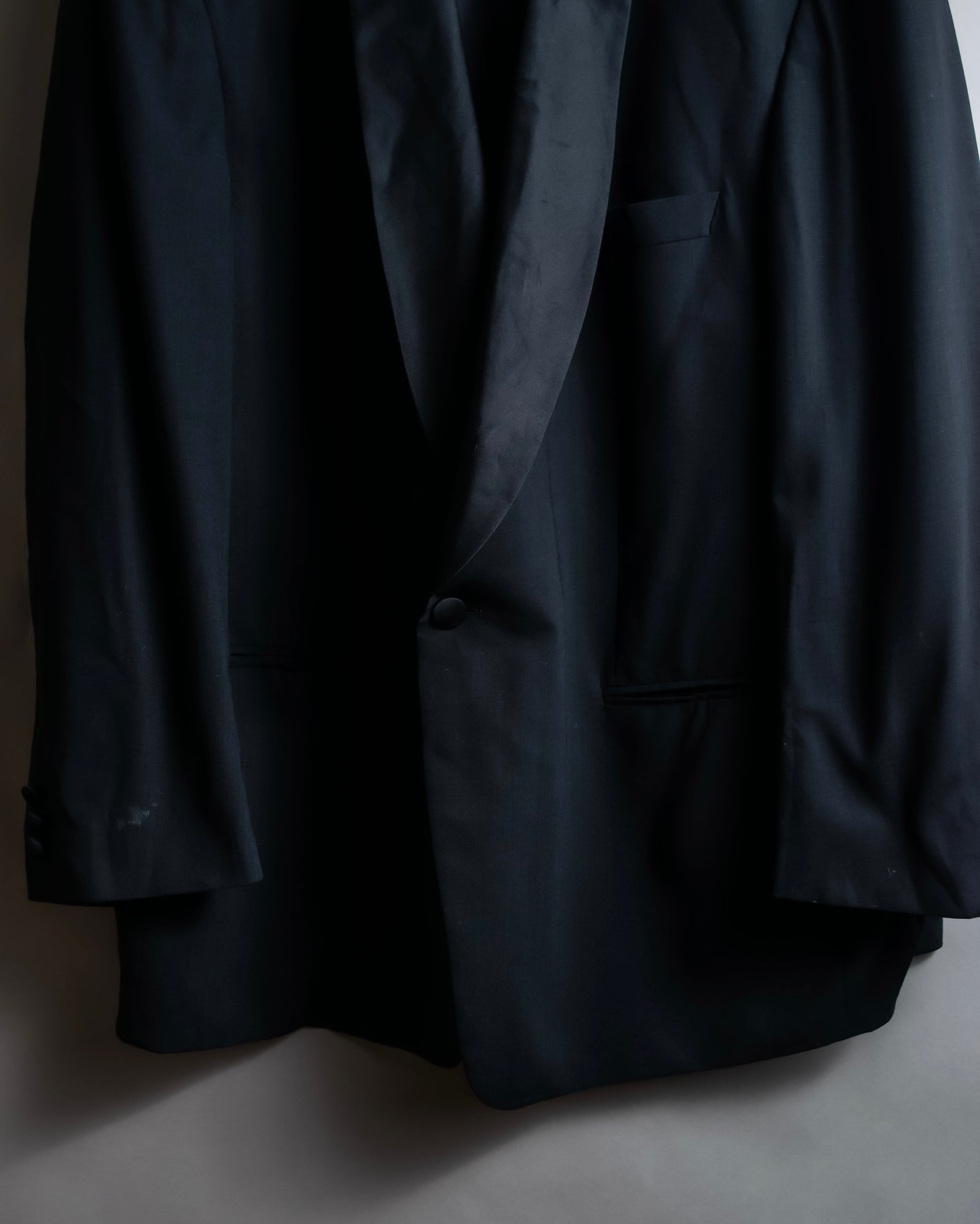 "EDUARD DRESSLER" Shawl collar glossy tuxedo jacket