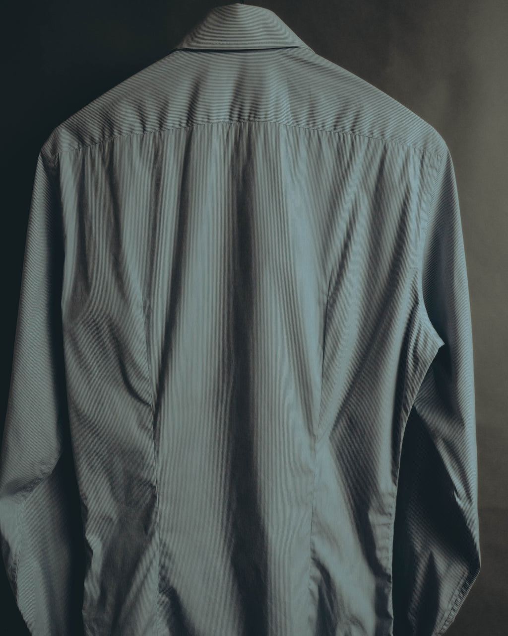 “PRADA” 2010’s fine striped slim-fit shirt