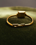 -SPECIAL- “GUCCI” 90’s-00’s 1900L gold tone bangle watch