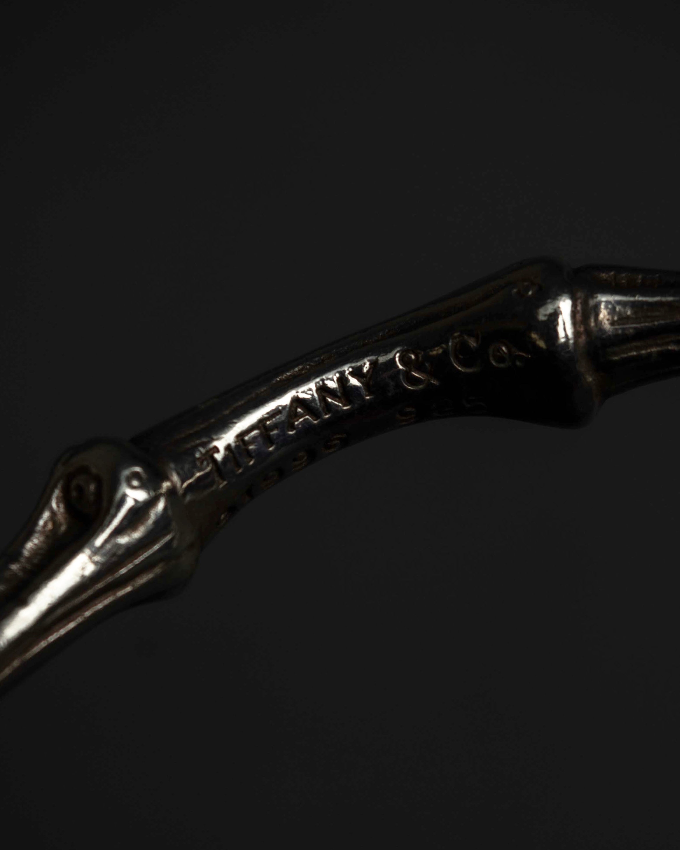 "Tiffany&Co" Bamboo motif design silver 925 bangle