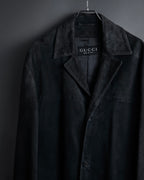 -SPECIAL- "GUCCI" 1998's-01's Tom Ford period beautiful faded suede long coat