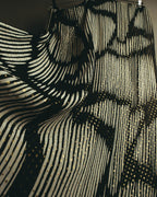-SPECIAL- “GUCCI” 00’s-10’s Metallic printed sheer stole