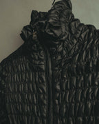 "ARMANI COLLEZIONI" 00's-10's Sculptural ruched zip-up jacket