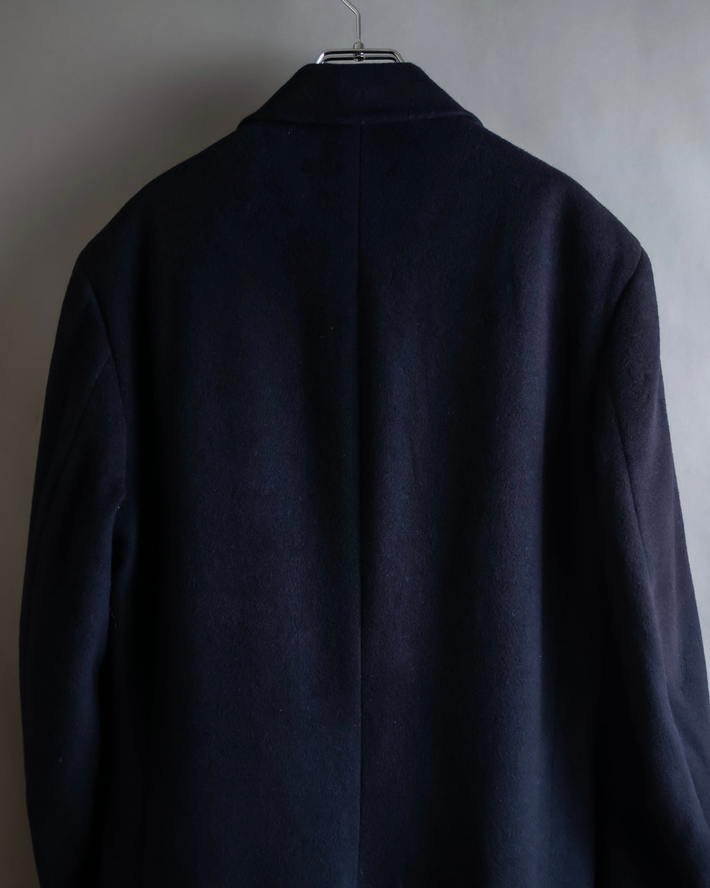 "Polo University Club by Ralph Lauren" Peaked dorapelle double-breasted wool chester coat