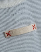 "MAISON MARGIELA" Stitch design net sheer tank top