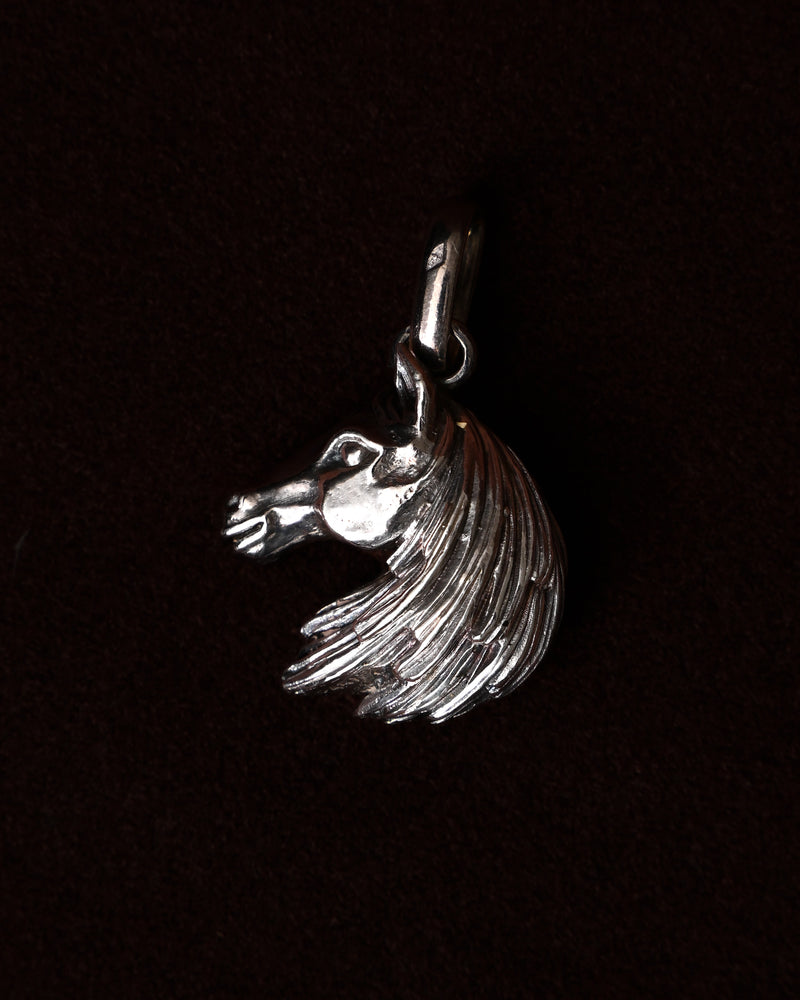 HERMES/ Horse Head Pendant Top SV800