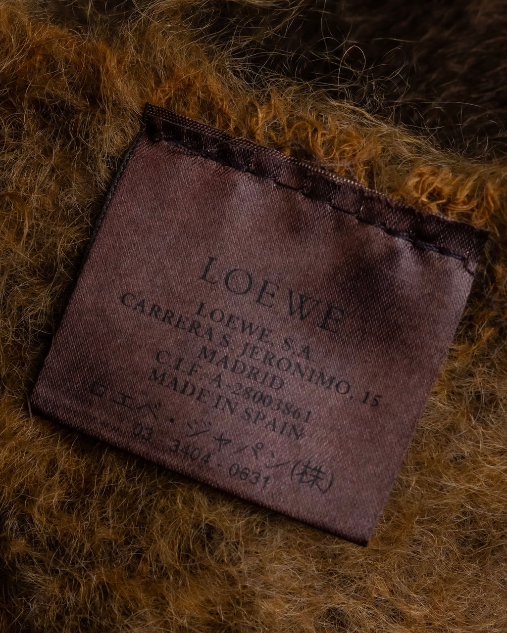 "LOEWE" Mohair and wool blend stole