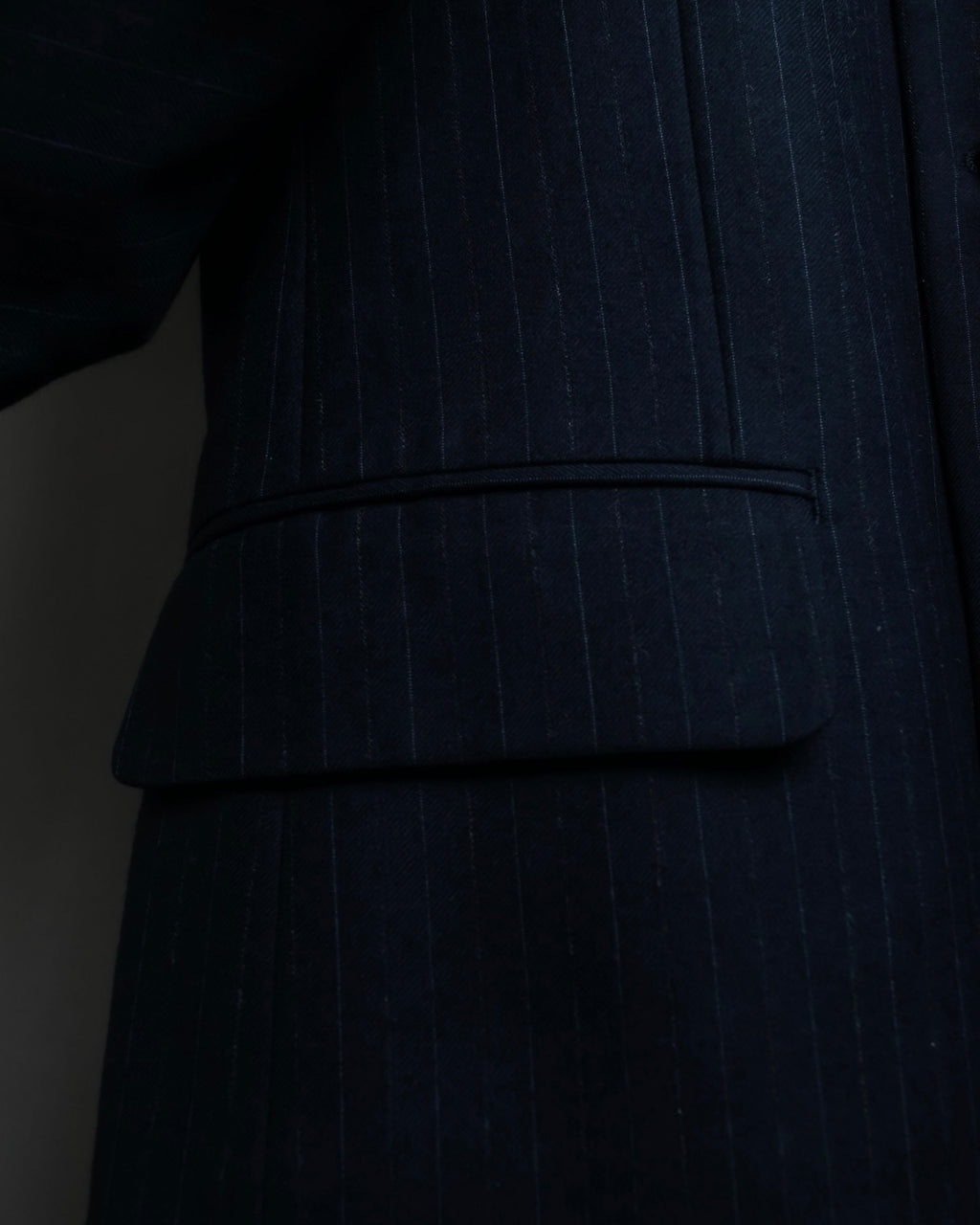 “BALENCIAGA” pinstripe beautiful shape tailored jacket