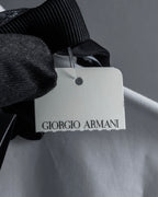 "GIORGIO ARMANI" Belt included bow tie dress shirt