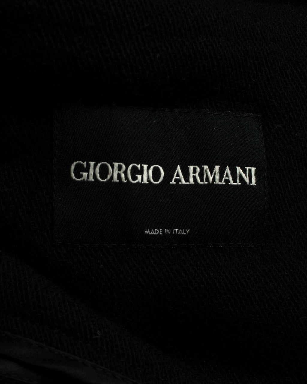 "GIORGIO ARMANI" Minimal design double zip-up jacket