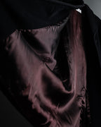 "Max Mara" 90's White tag tailored collar angora mix coat