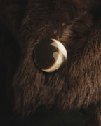 "ROBERTO VALENTINO" Reversible brown fur coat