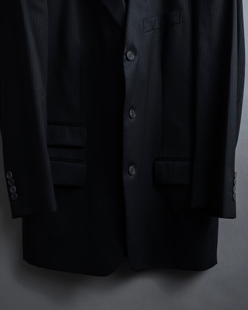 "GUCCI" 90's Elegant suiting pinstripe set up