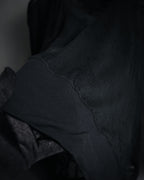 –SPECIAL– "HERMES" 00’s Sheer botanical lace cotton pullover