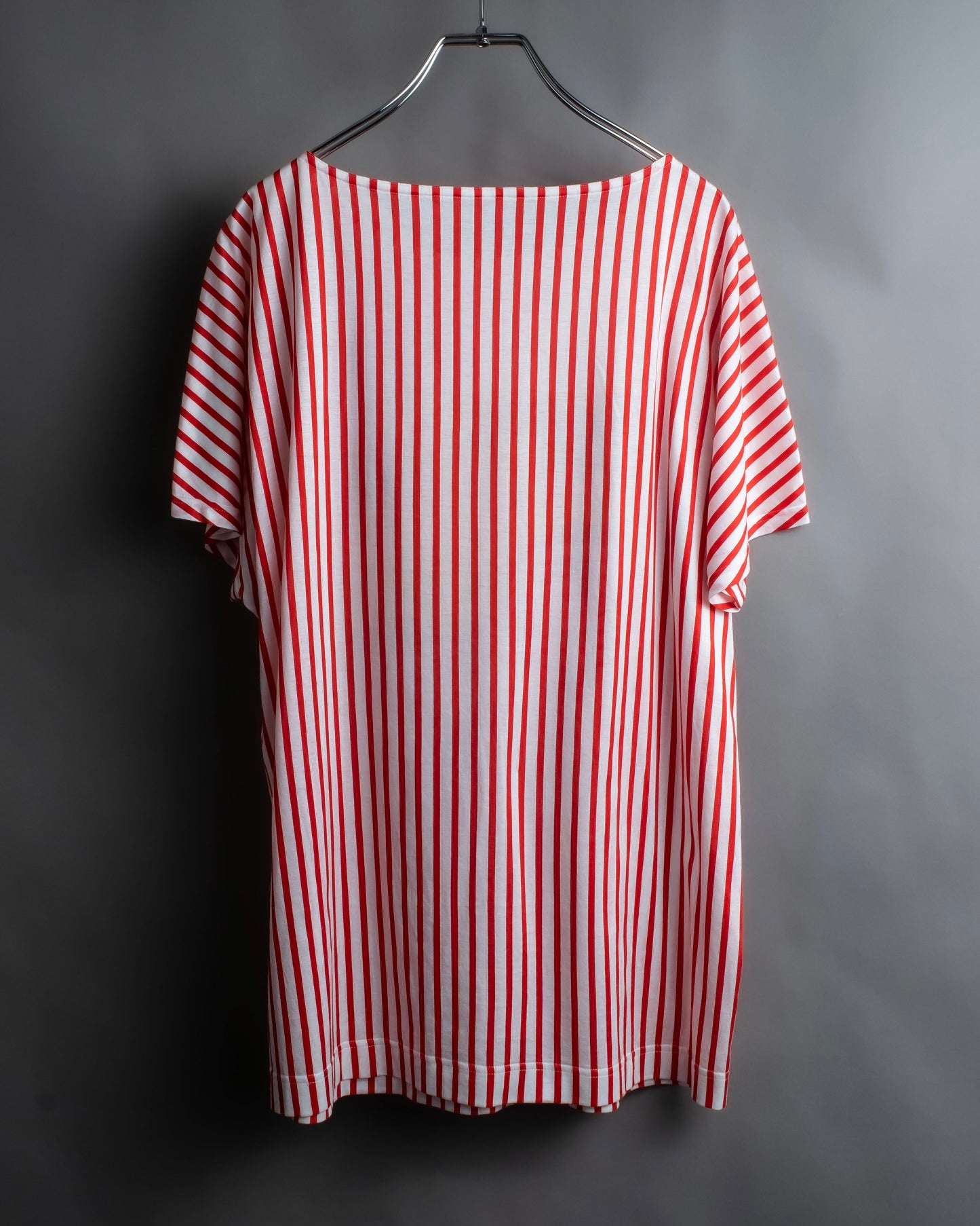 "Christian Dior" Stripe pattern front print tunic