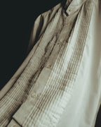 "Vintage" 90's-00's Pleated front tuxedo shirt